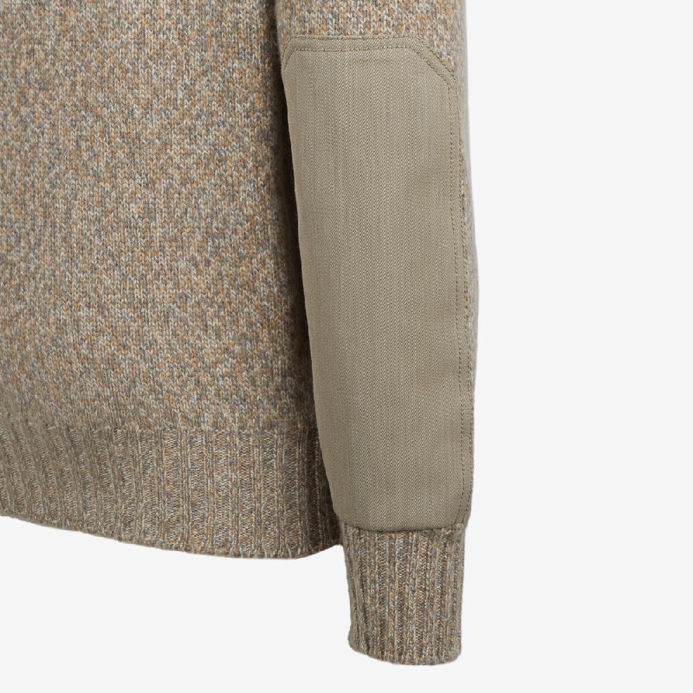 Sease Maglione In Cashmere Con Scollo A V - Paglia