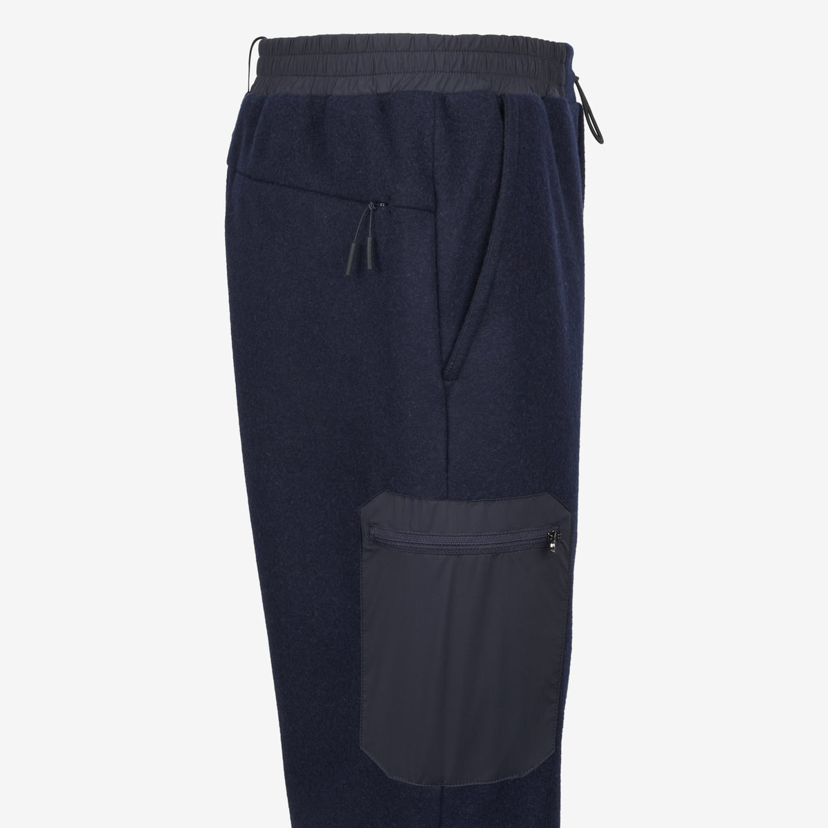 Sease Pantaloni In Jersey Con Coulisse - Blu Navy
