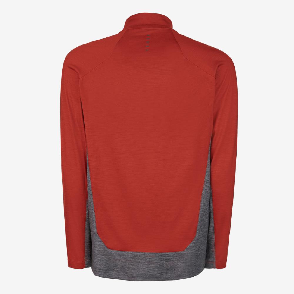 Sease Runner: Maglietta In Lana Merino - Aragosta