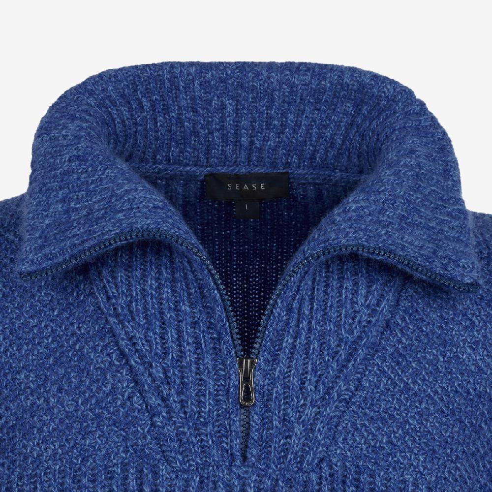 Sease Schooner: Maglione In Cashmere - Blu Brillante