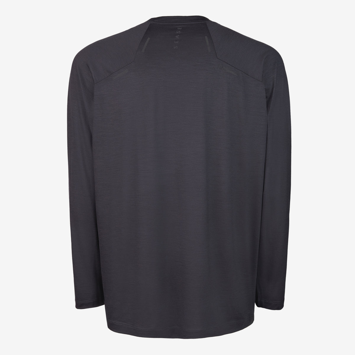 Sease T-shirt Ls: Maniche Lunghe Lana Merino - Grafite