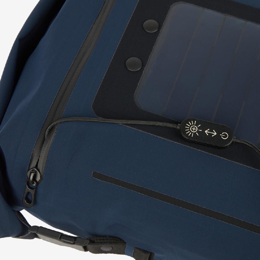 Sease Zaino Mission Led Con Pannello Solare - Blu Navy