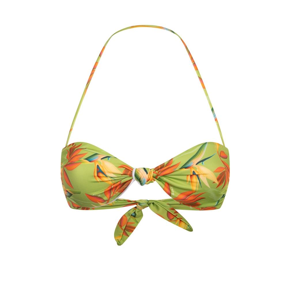 Seay / Fascia Bikini Imbottita Verde Bird Of Paradise