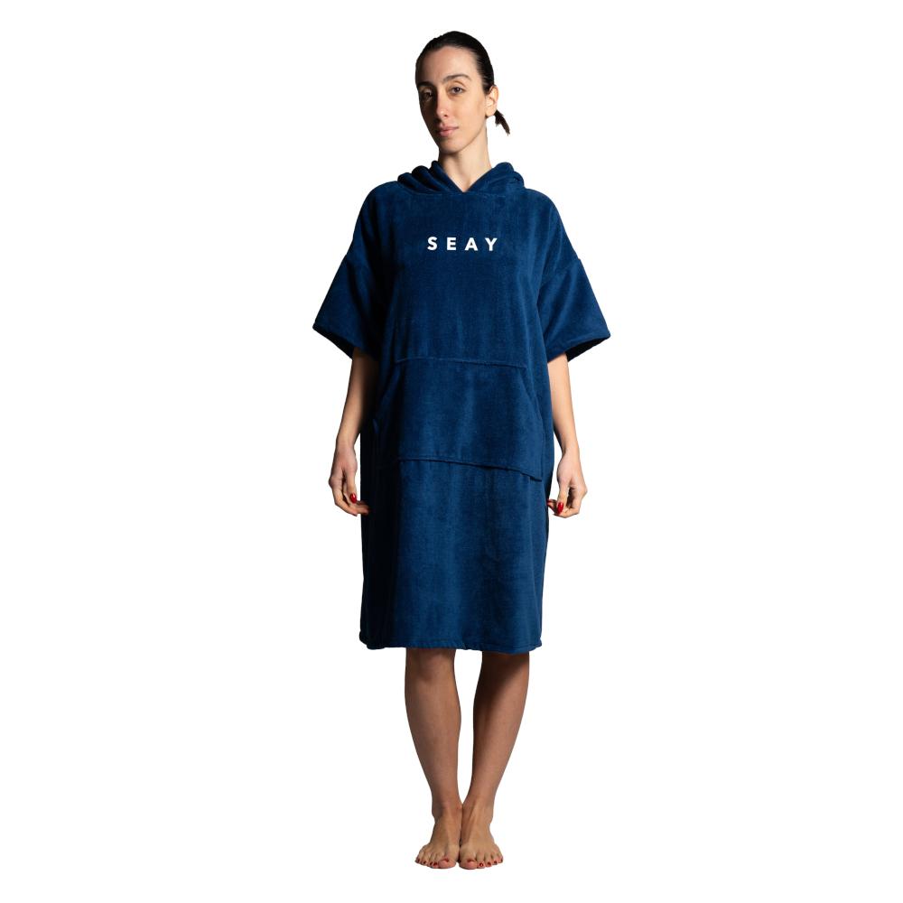 Seay / After Session Poncho Blu