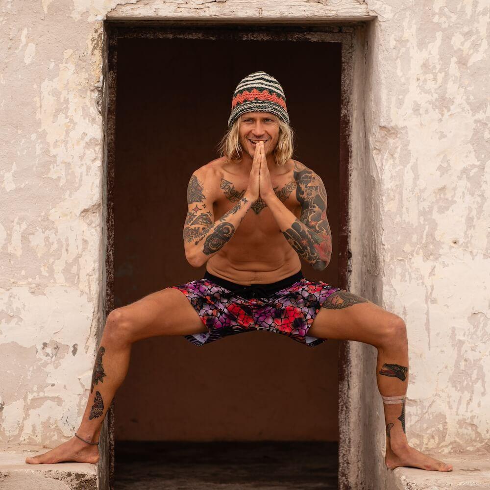 Seay / Boardshort Nero Zebra & Giraffa