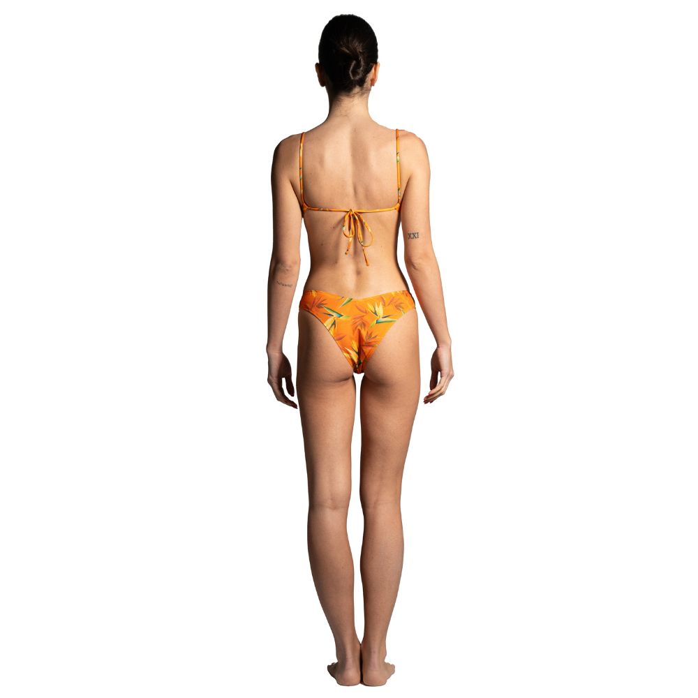 Seay / Bralette Bikini Arancione Bird Of Paradise