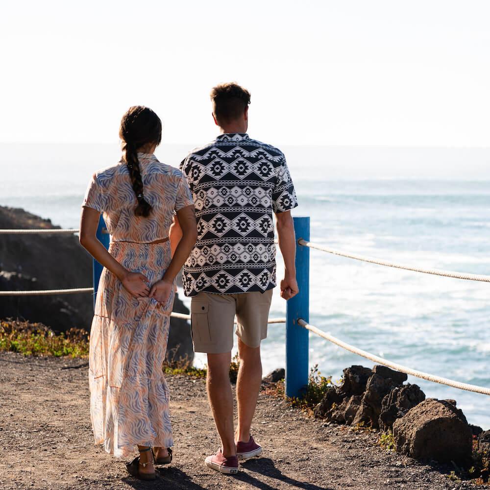 Seay / Camicia Crop Avorio Tigre