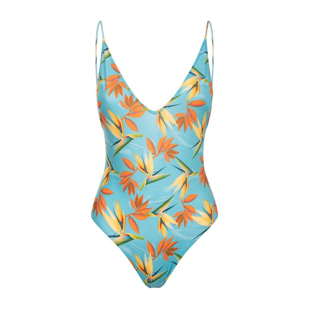 Seay / Costume Intero Azzurro Bird Of Paradise