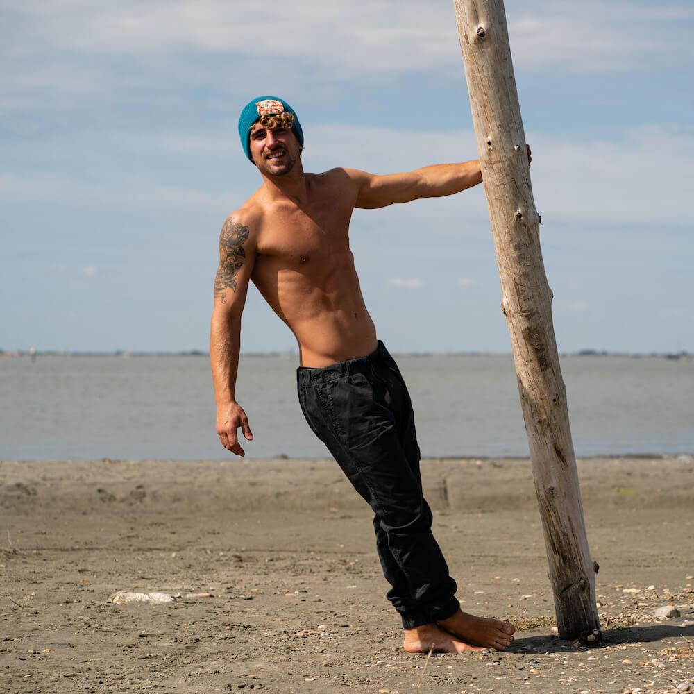 Seay / Cuffia Beanie Lana Blu