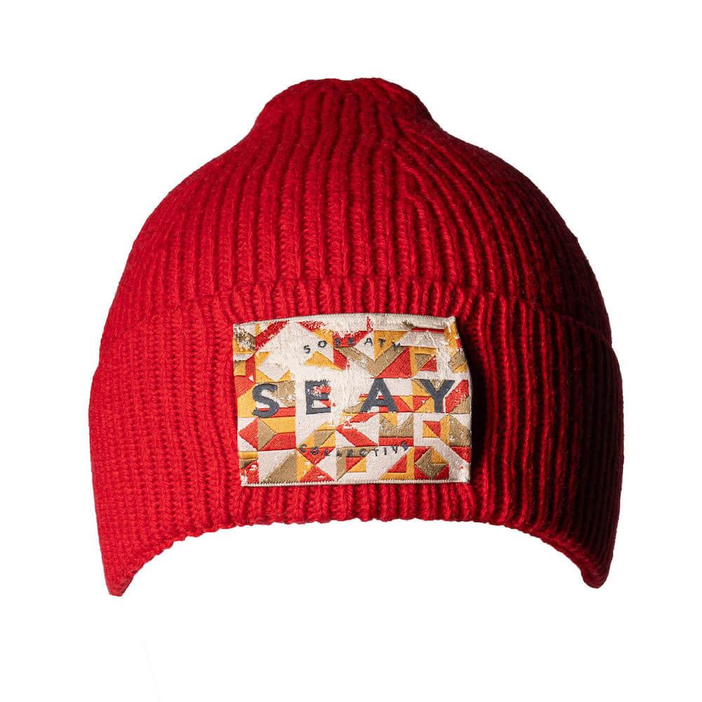 Seay / Cuffia Beanie Lana Rossa