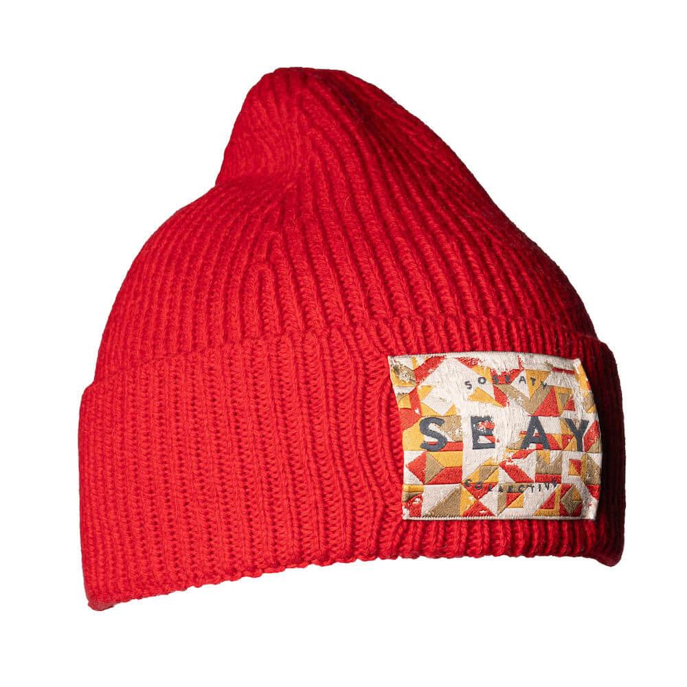 Seay / Cuffia Beanie Lana Rossa