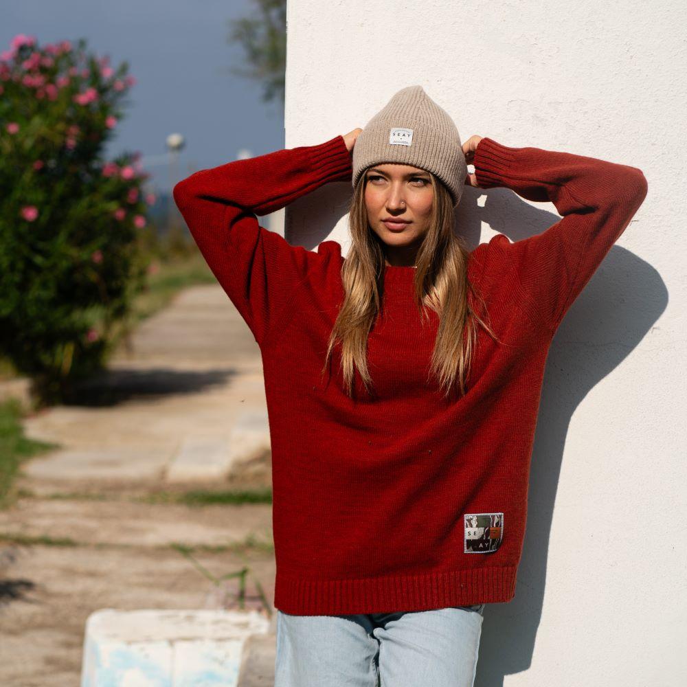 Seay / Cuffia Cappuccino Lana Rigenerata