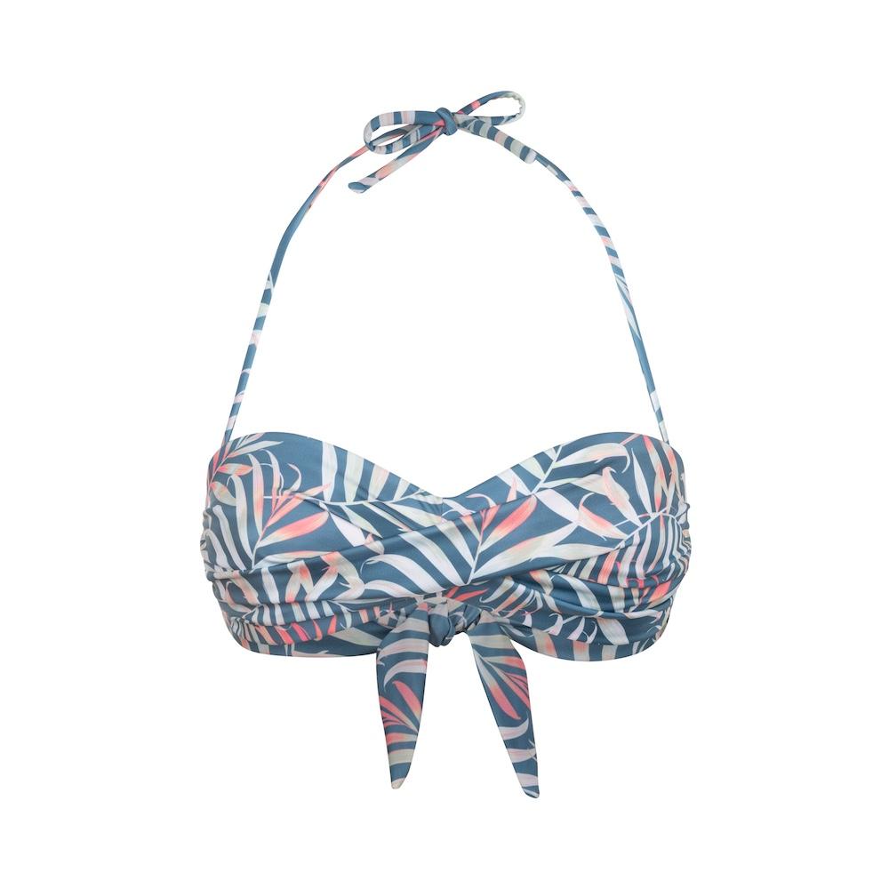 Seay / Fascia Bikini Spalline Removibili Blu Bamboo