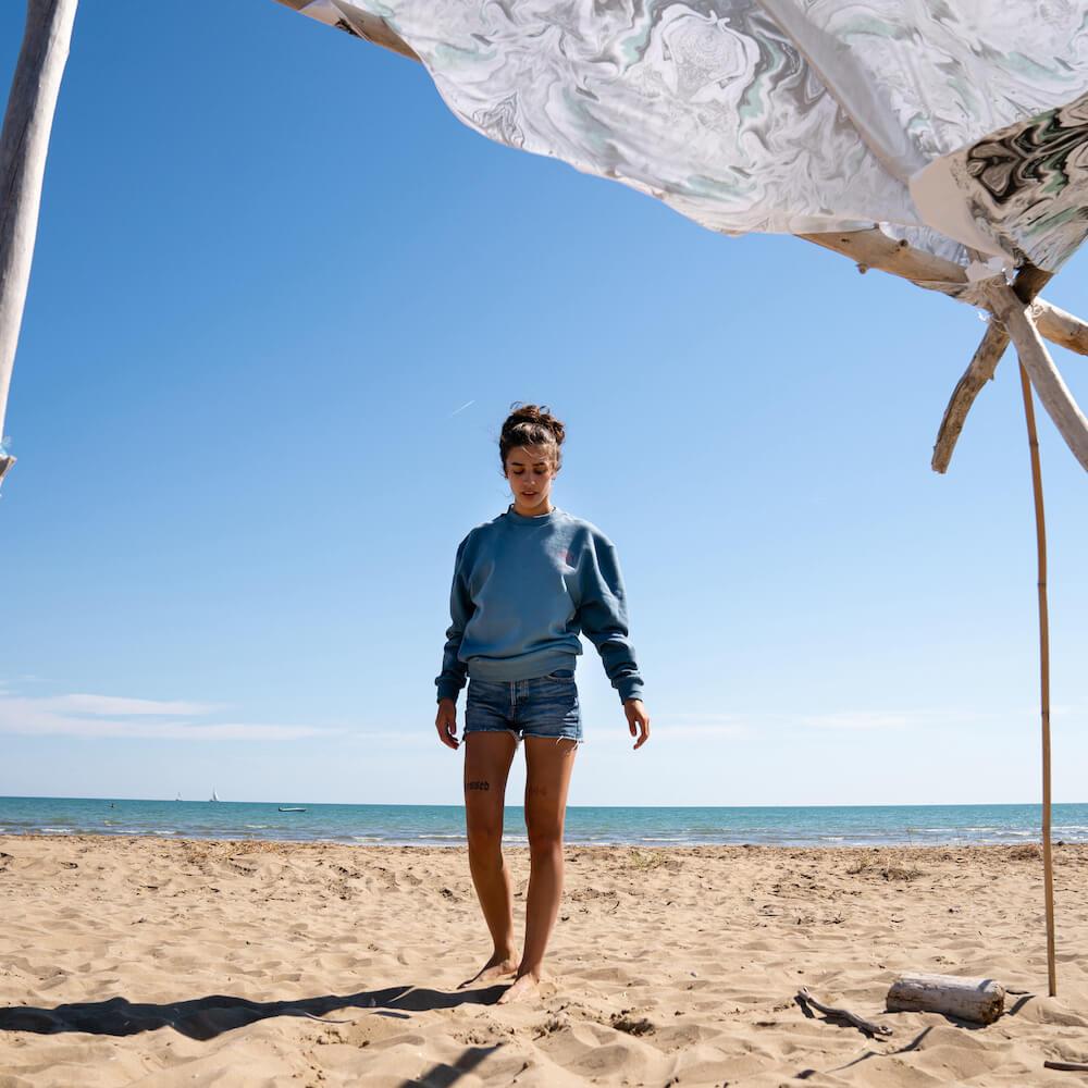 Seay Felpa Blu Nazarè