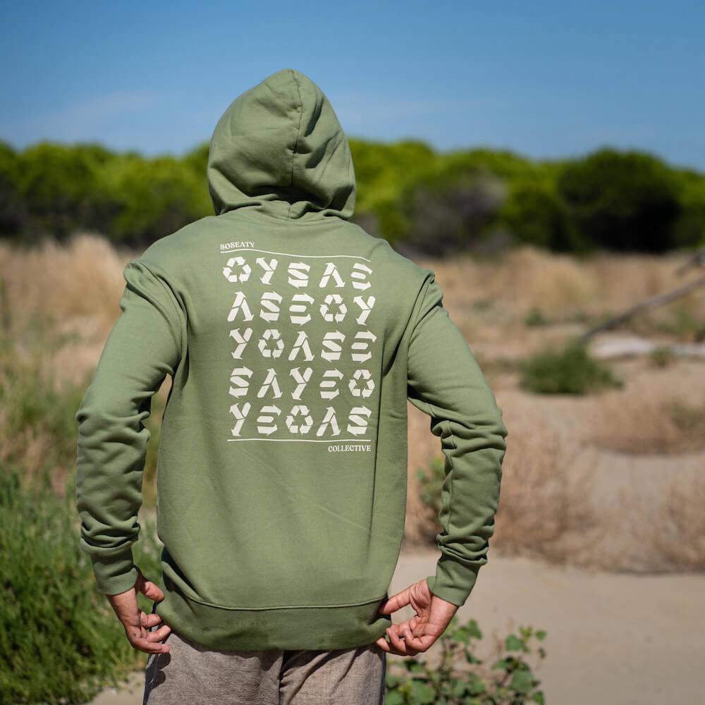 Seay Felpa con Cappuccio Verde Siargao