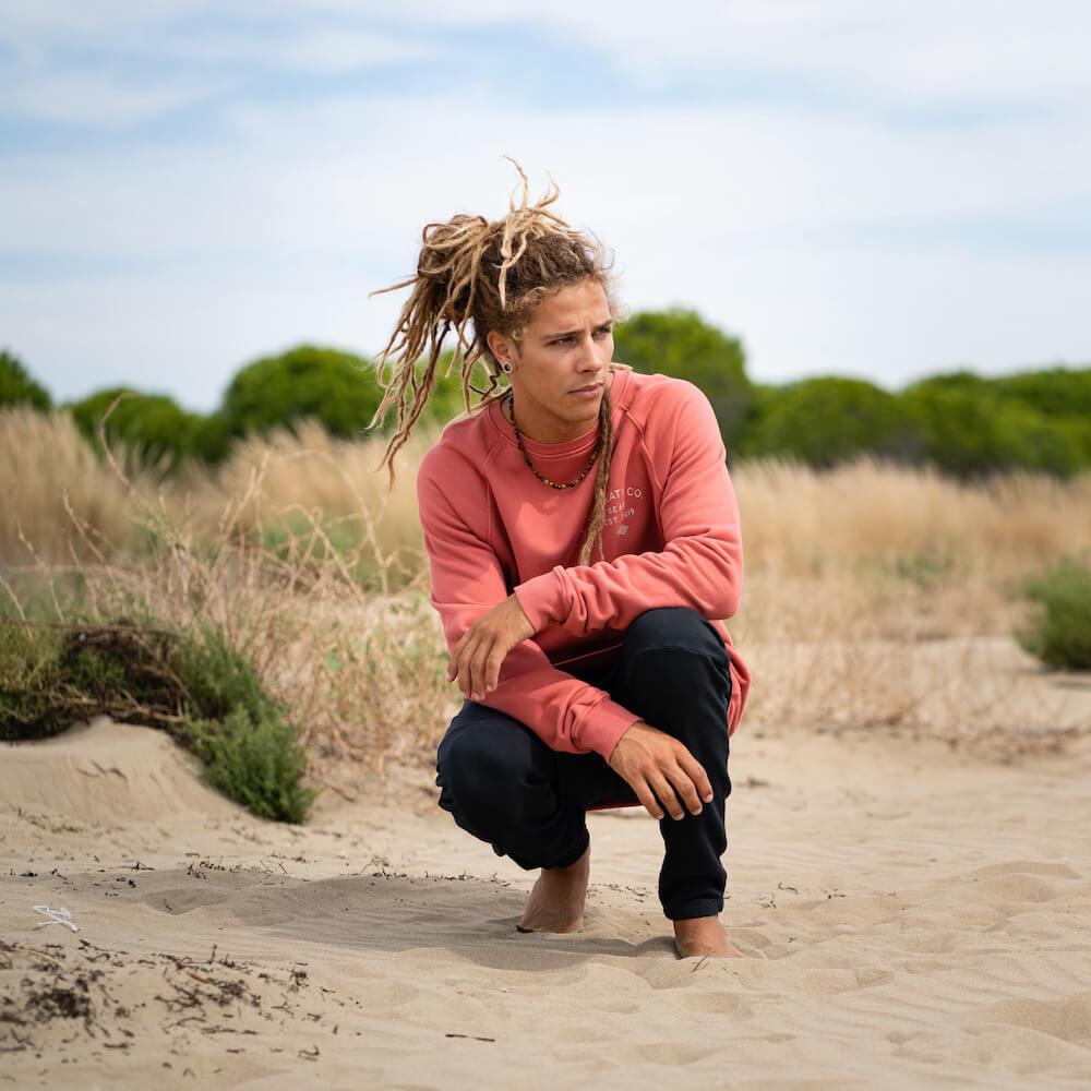 Seay Felpa Girocollo Coral