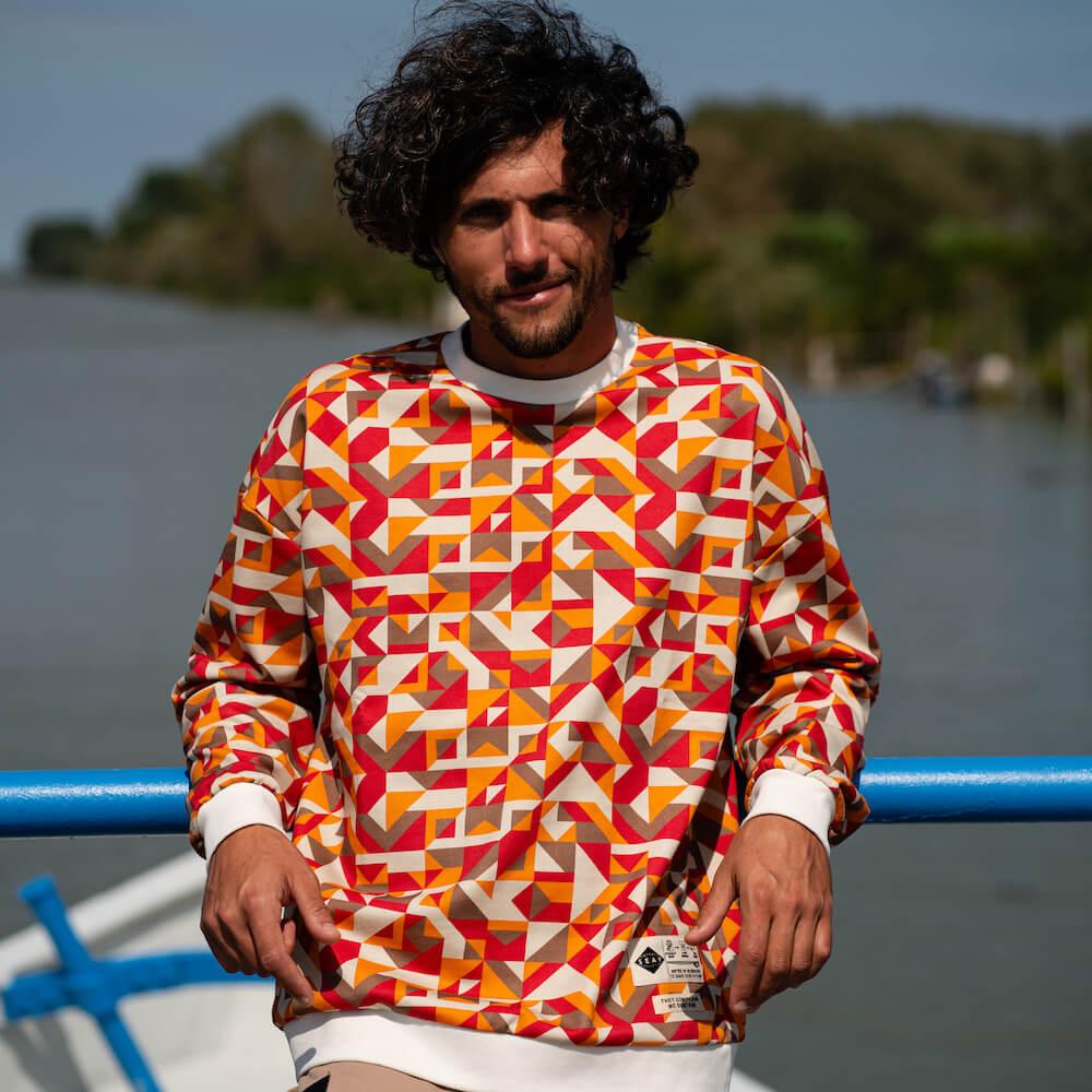 Seay / Felpa Girocollo Kaleido Pahoa