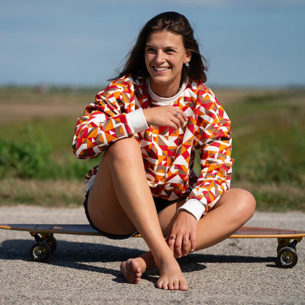 Seay / Felpa Girocollo Kaleido Pahoa