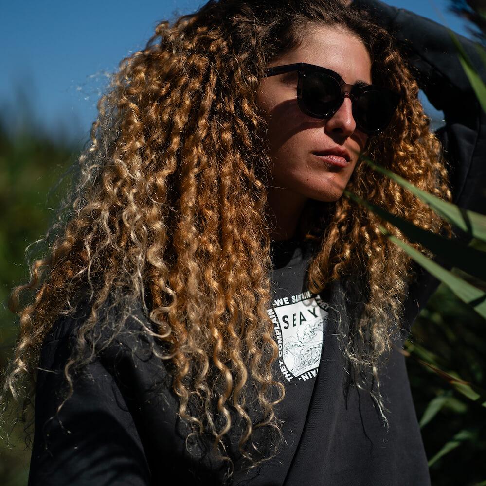 Seay / Felpa Girocollo Nera Pahoa