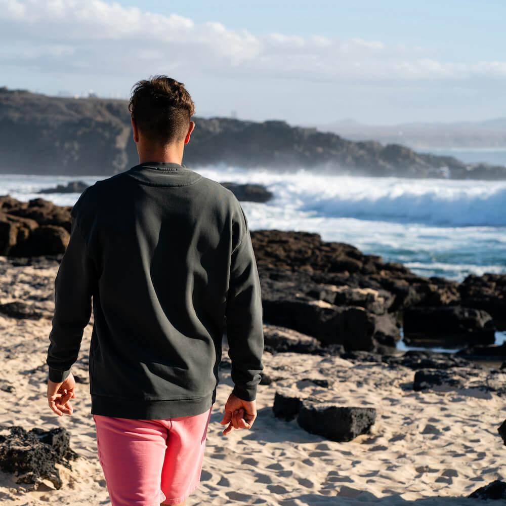 Seay / Felpa Girocollo Nera Pahoa