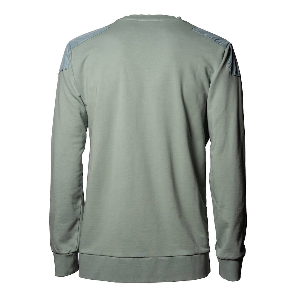 Seay / Felpa Girocollo Verde Huntington