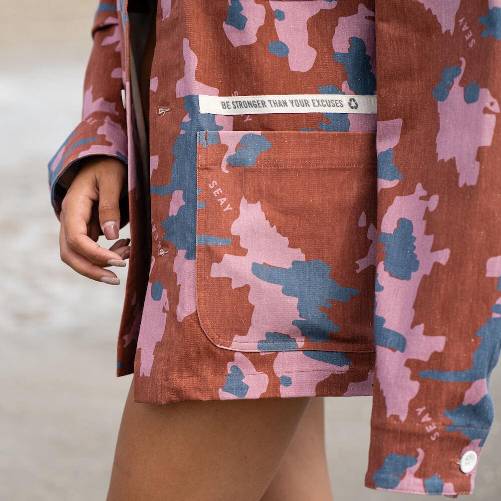 Seay Giacca Camouflage Ruggine Break