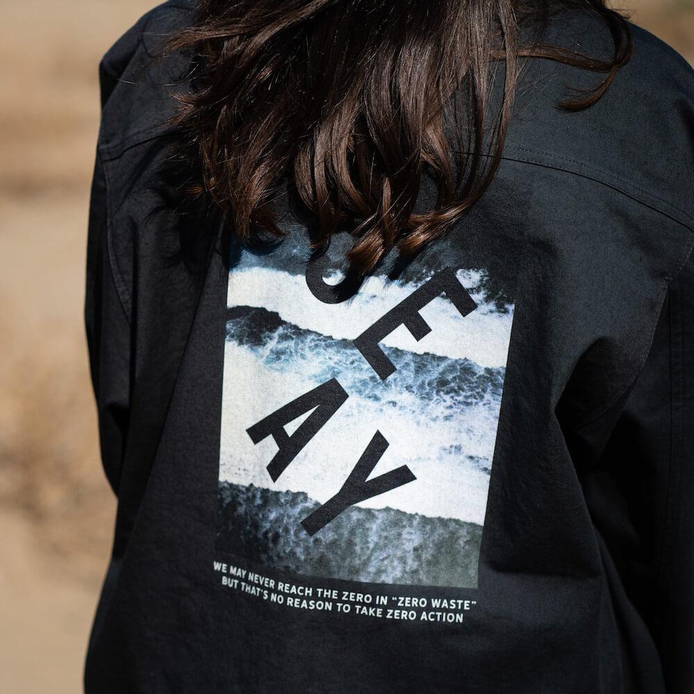 Seay Giacca Denim Nera Break