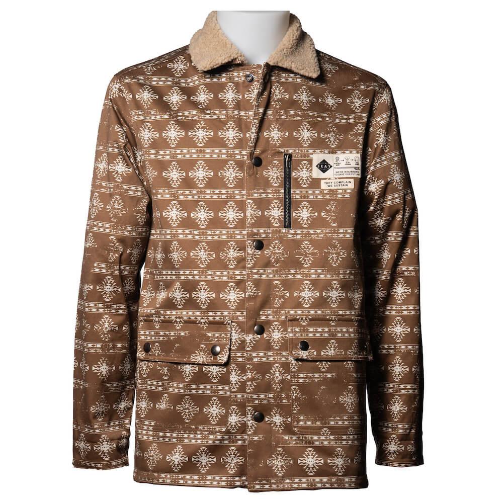 Seay / Giacca Denim Orsetto Marrone Laguna