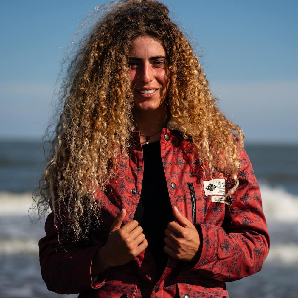 Seay / Giacca Denim Orsetto Rossa Laguna