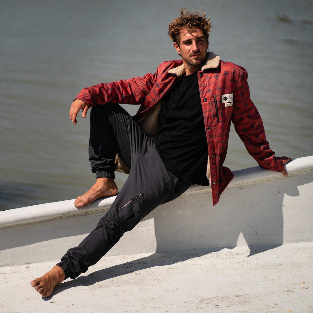 Seay / Giacca Denim Orsetto Rossa Laguna