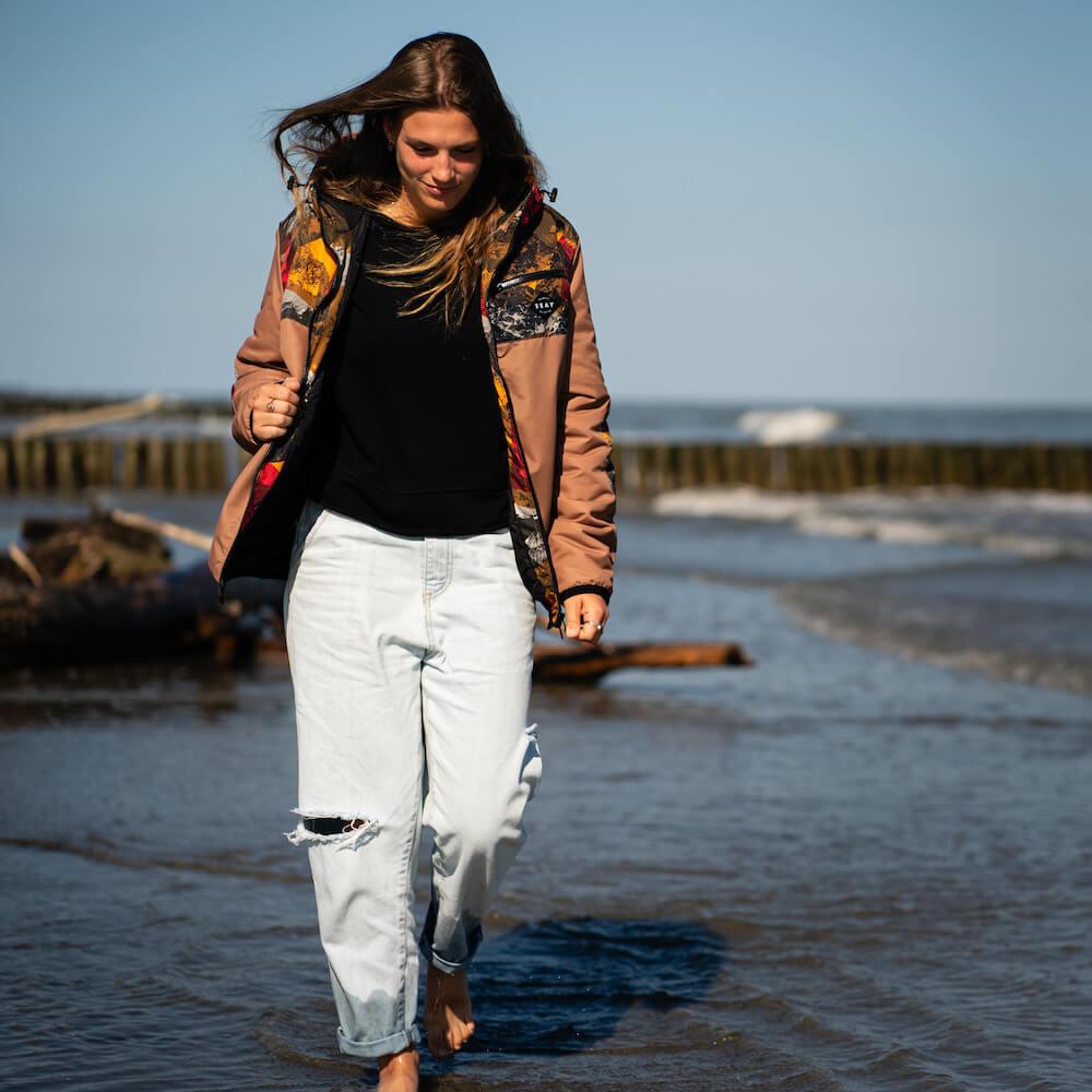 Seay / Giacca Imbottita Marrone Snapper