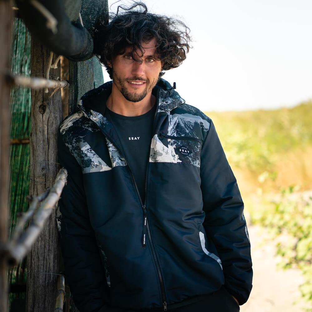 Seay / Giacca Imbottita Nera Snapper