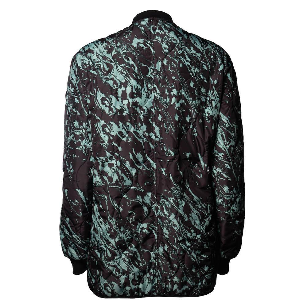 Seay / Giacca Lunga Trapuntata Nera