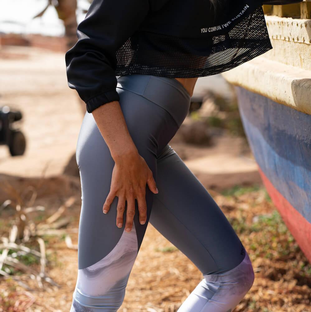 Seay Leggings Grigio Marble
