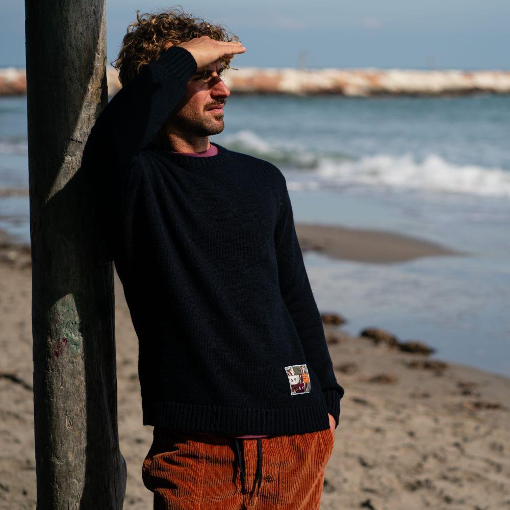 Seay / Maglione Blu Navy Tonga