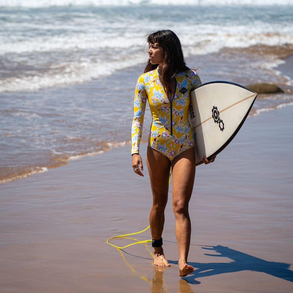 Seay / Muta da Surf Manica Lunga Gialla Orchidea