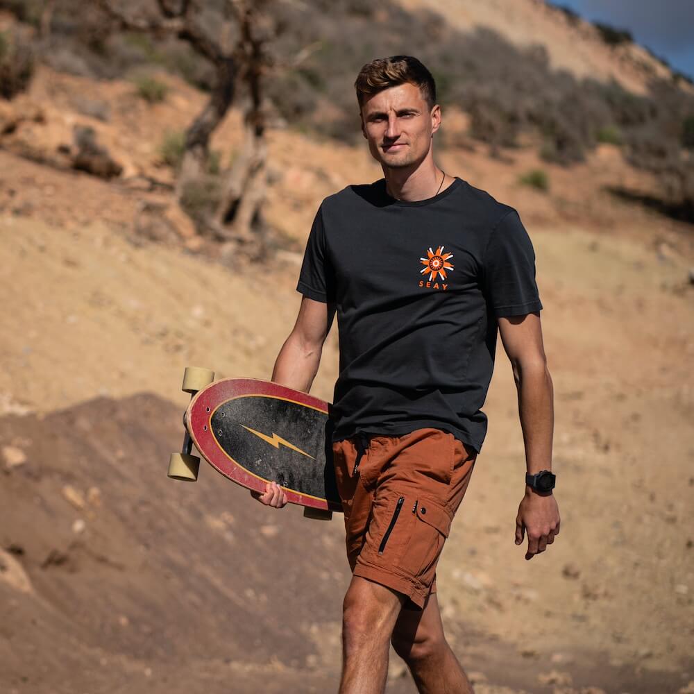 Seay / Pantalone Corto Cargo Nocciola