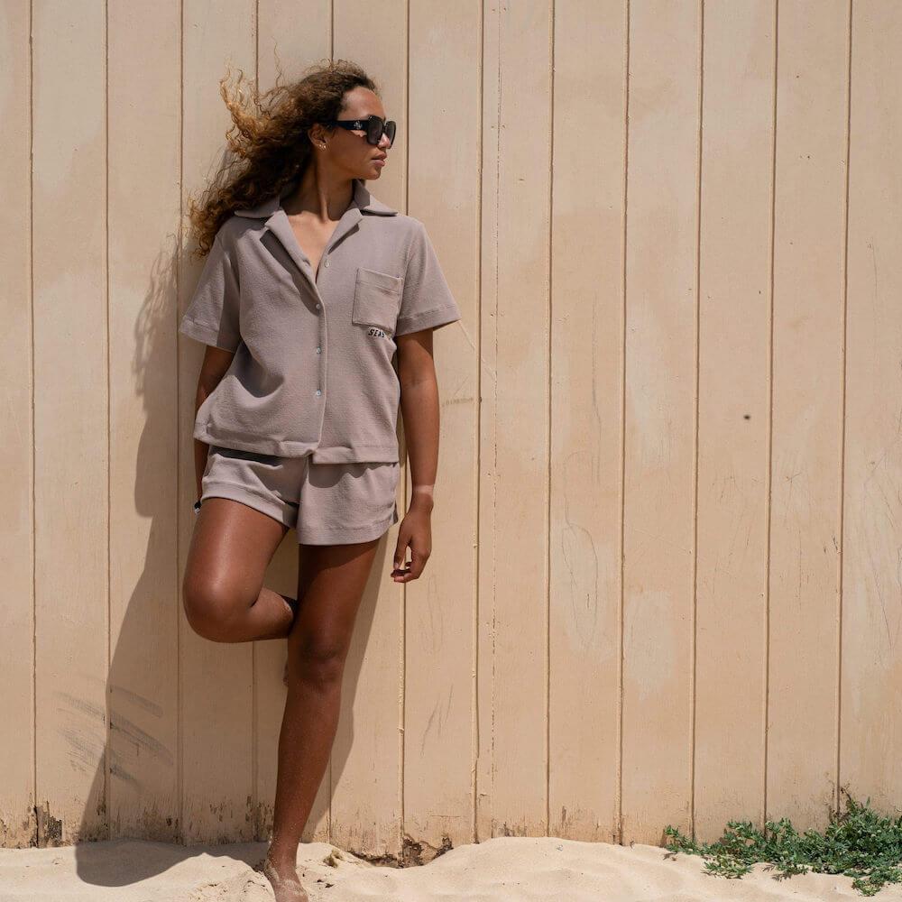 Seay Pantalone Corto Nocciola Kauai