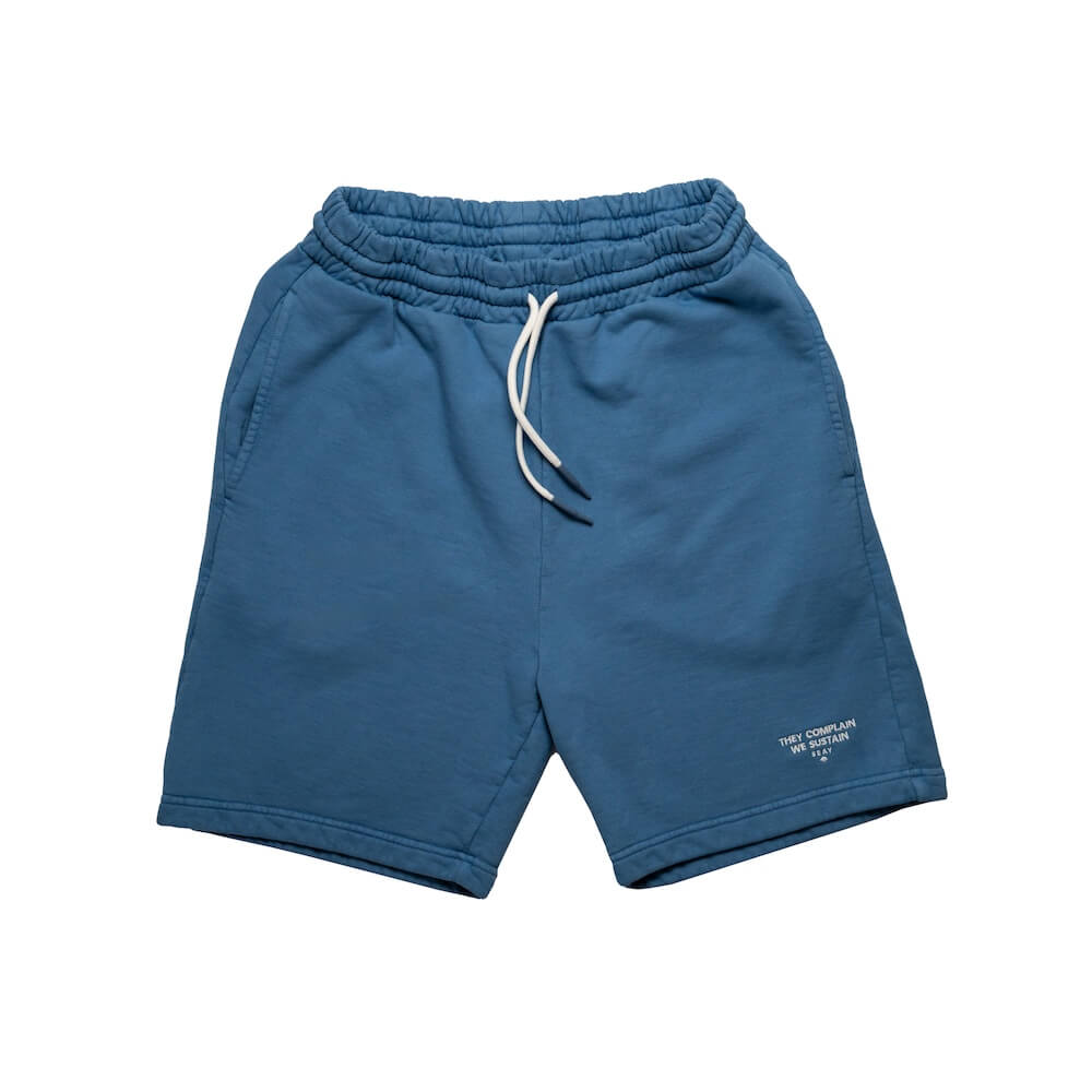 Seay / Pantalone In Felpa Corto Blu Bamboo