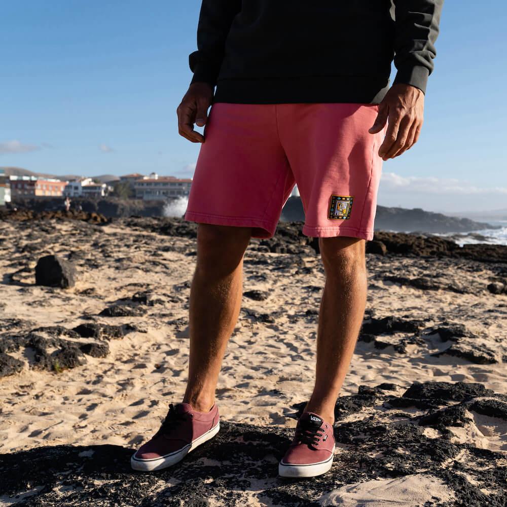 Seay / Pantalone In Felpa Corto Ciliegia Iokepa