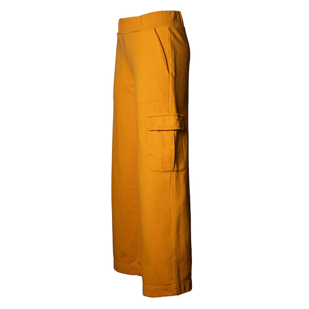 Seay / Pantalone Lungo Cargo In Felpa Ocra Lizard