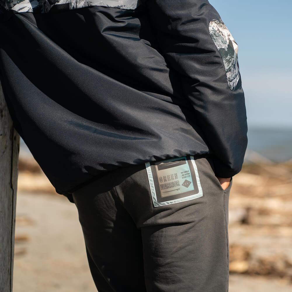 Seay / Pantalone Lungo In Felpa Nero Reyes