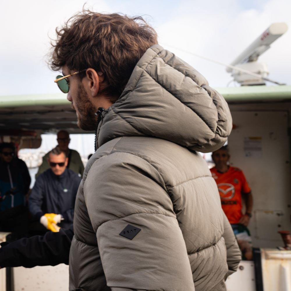 Seay / Piumino Sea Turtle Con Cappuccio