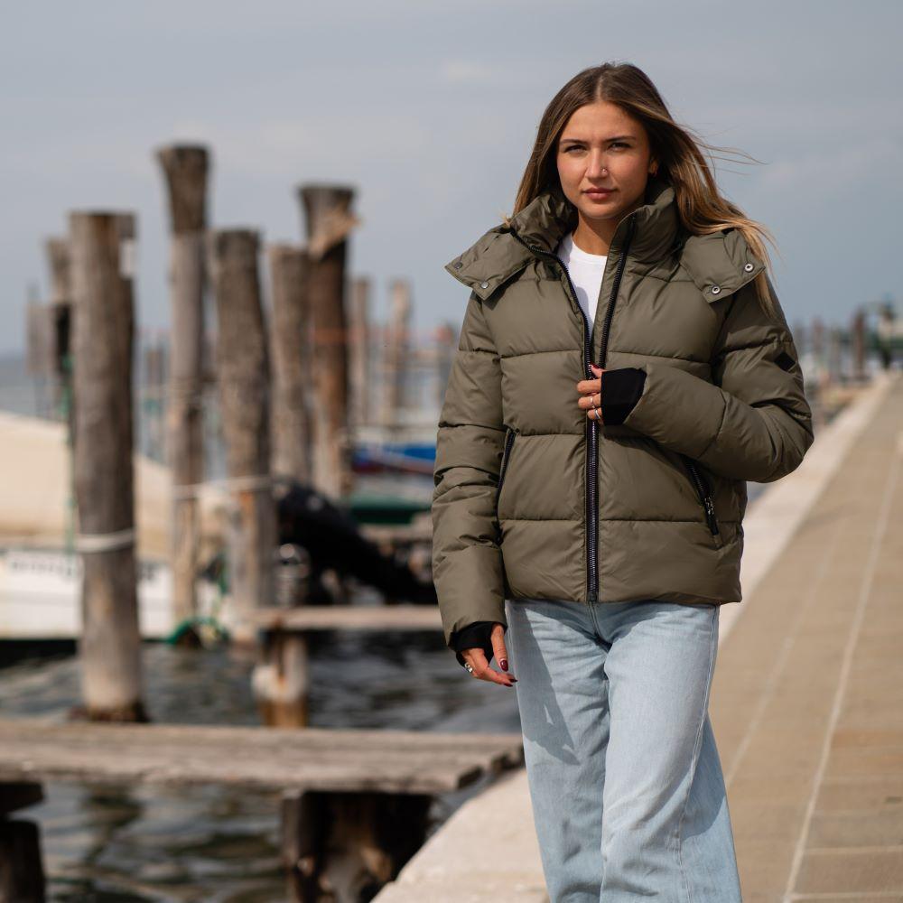 Seay / Piumino Sea Turtle con Cappuccio