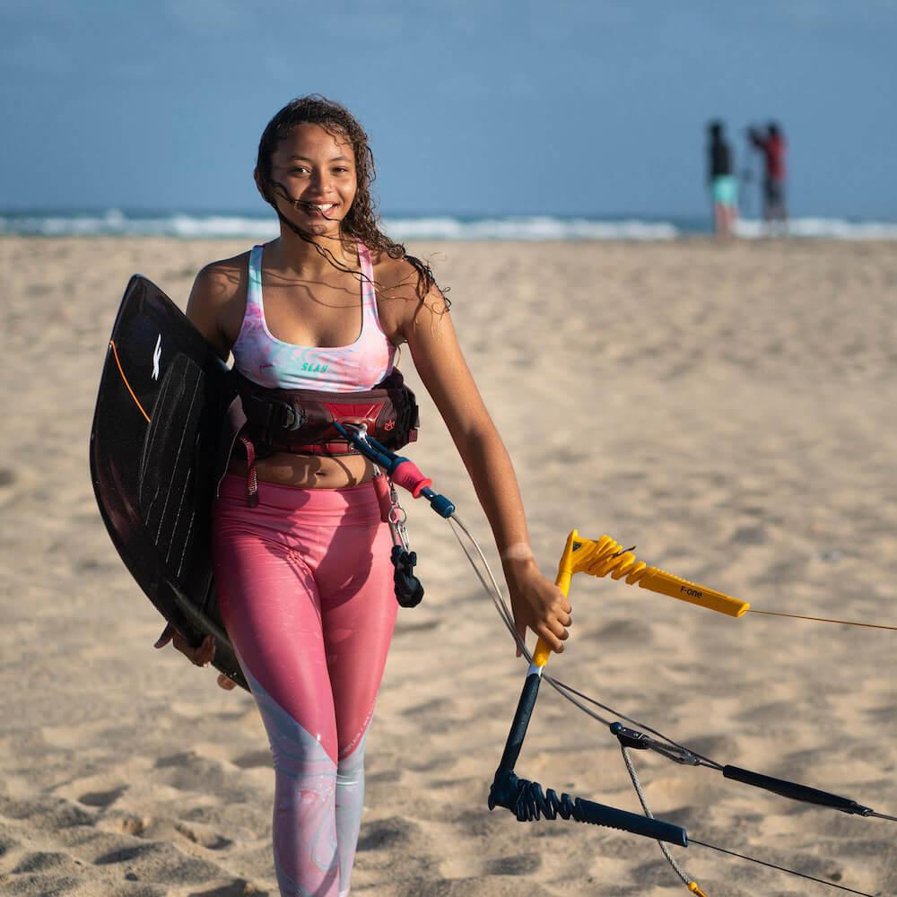 Seay Racerback Bra Albicocca Marble