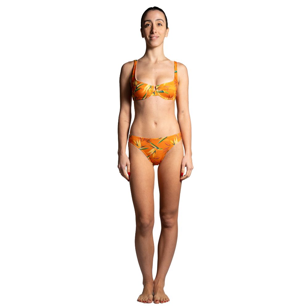 Seay / Slip Bikini Arancione Bird of Paradise