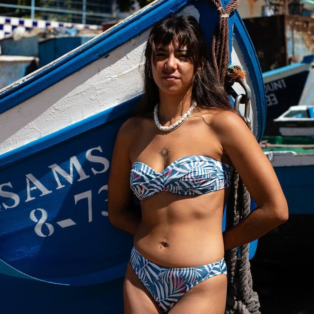 Seay / Slip Bikini Blu Bamboo