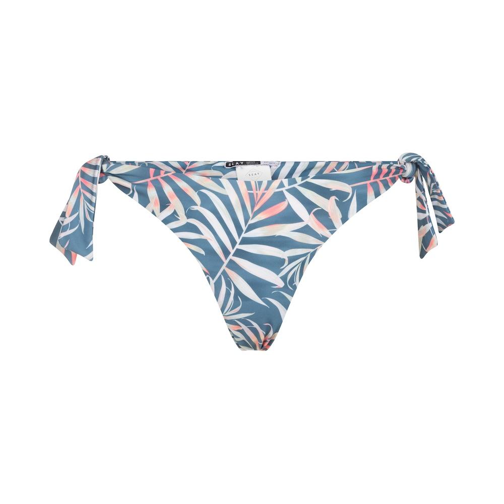 Seay / Slip Bikini Con Laccetti Blu Bamboo