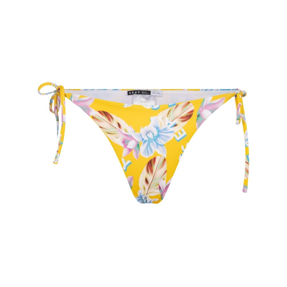 Seay / Slip Bikini Con Laccetti Giallo Orchidea