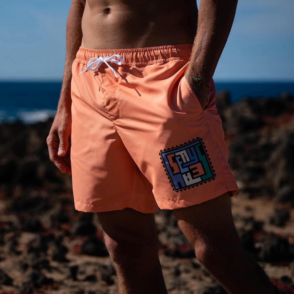 Seay / Swim Boxer Medio Arancio Akaup